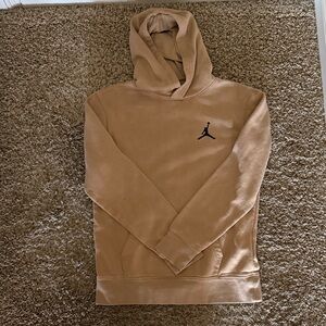 Tan Hoodie with Logo